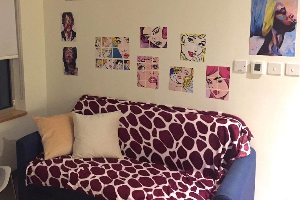 Living space decoration by Amina Bašić, Class of 2021.